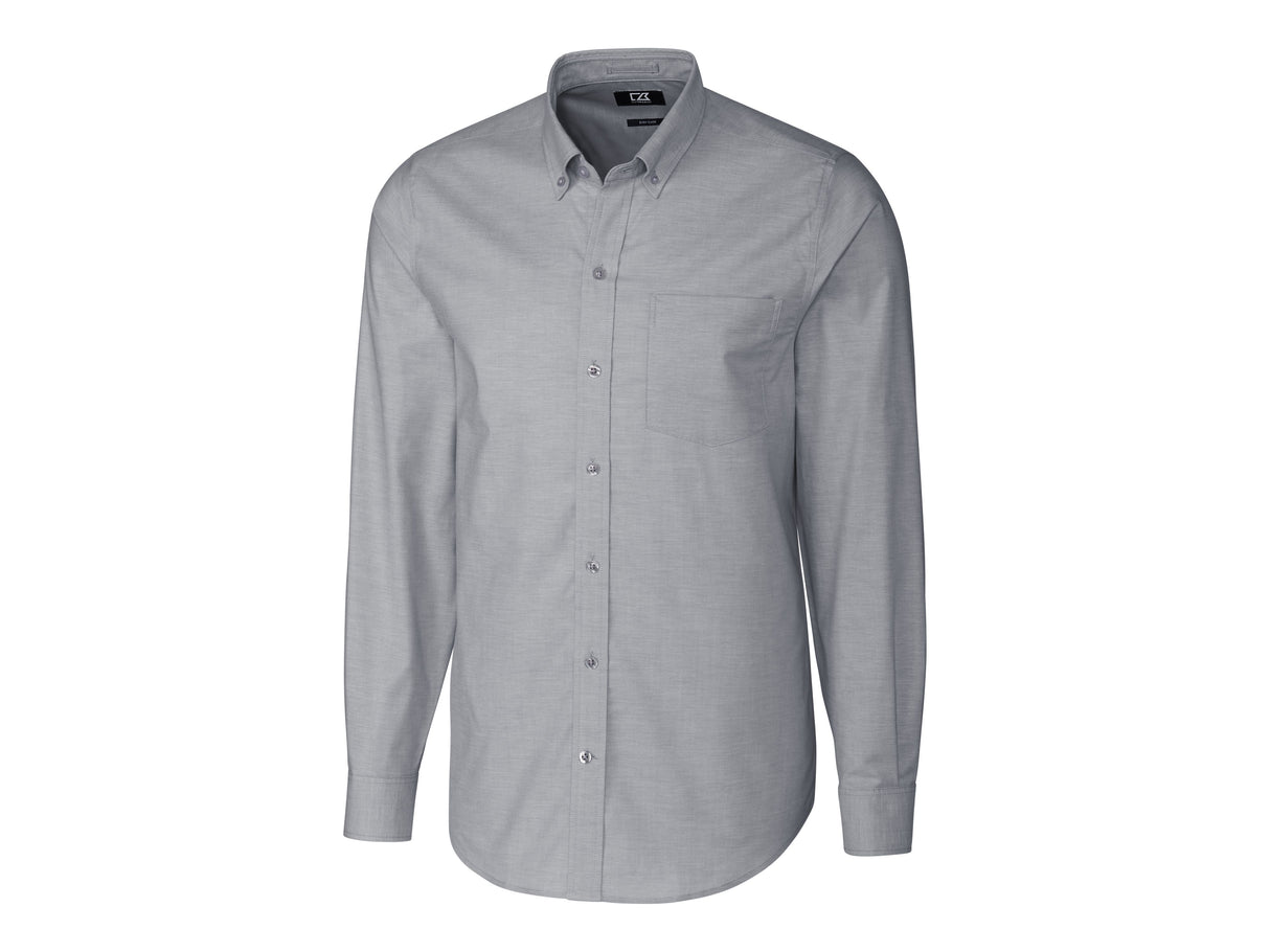 Cutter & Buck Stretch Oxford Mens Big and Tall Long Sleeve Dress Shirt Cutter & Buck