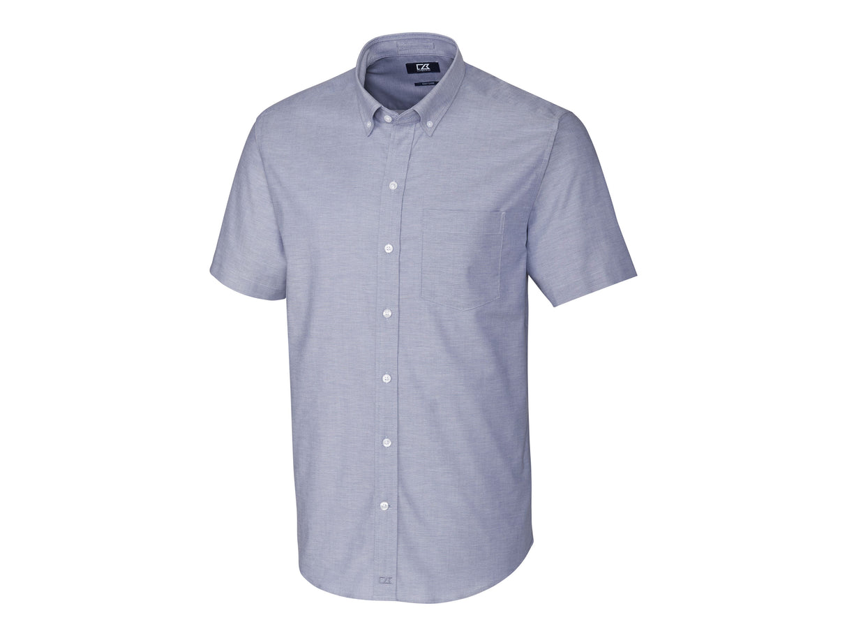 Cutter & Buck Stretch Oxford Mens Big and Tall Short Sleeve Dress Shirt Cutter & Buck
