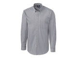 Cutter & Buck Easy Care Stretch Gingham Mens Big and Tall Long Sleeve Dress Shirt Cutter & Buck