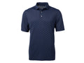 Cutter & Buck Virtue Eco Pique Tile Print Recycled Mens Polo Cutter & Buck