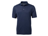 Cutter & Buck Virtue Eco Pique Tile Print Recycled Mens Polo Cutter & Buck