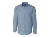 Cutter & Buck Easy Care Stretch Gingham Mens Big and Tall Long Sleeve Dress Shirt Cutter & Buck