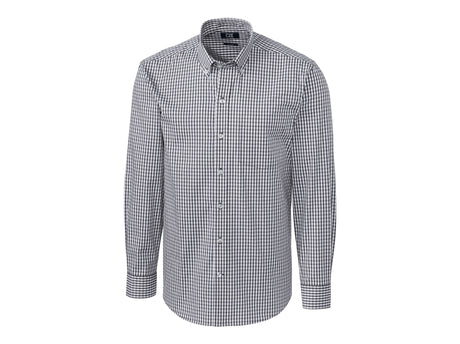 Cutter & Buck Easy Care Stretch Gingham Mens Big and Tall Long Sleeve Dress Shirt Cutter & Buck