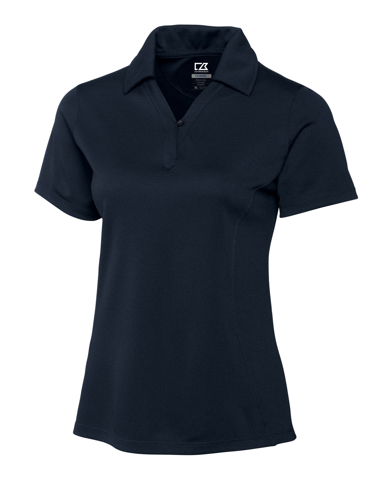 Cutter & Buck CB Drytec Genre Textured Solid Womens Polo Cutter & Buck