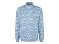 Cutter & Buck Traverse Camo Print Stretch Quarter Zip Mens Pullover Cutter & Buck