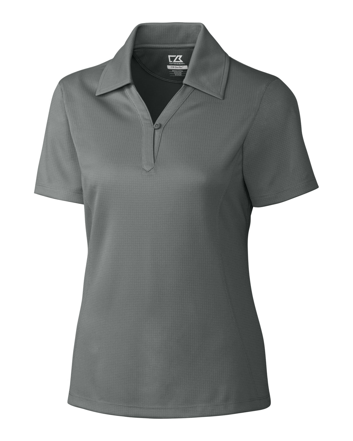 Cutter & Buck CB Drytec Genre Textured Solid Womens Polo Cutter & Buck