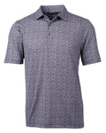 Cutter & Buck Pike Magnolia Print Stretch Men's Polo Cutter & Buck