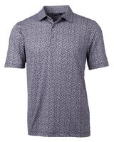 Cutter & Buck Pike Magnolia Print Stretch Men's Polo Cutter & Buck