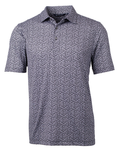 Cutter & Buck Pike Magnolia Print Stretch Men's Polo Cutter & Buck