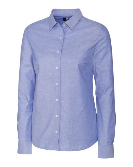 Cutter & Buck Stretch Oxford Womens Long Sleeve Dress Shirt Cutter & Buck
