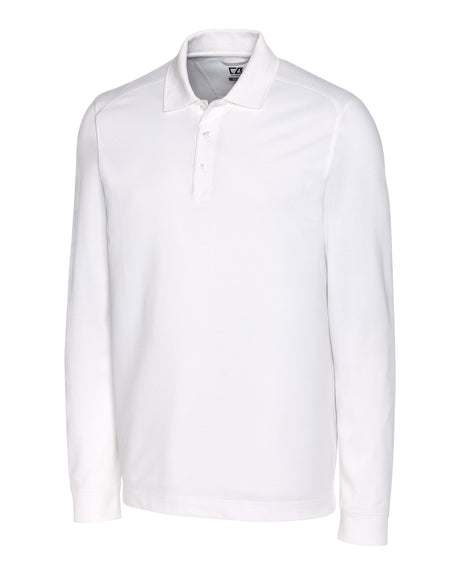 Cutter & Buck Advantage Tri-Blend Pique Mens Long Sleeve Polo Cutter & Buck