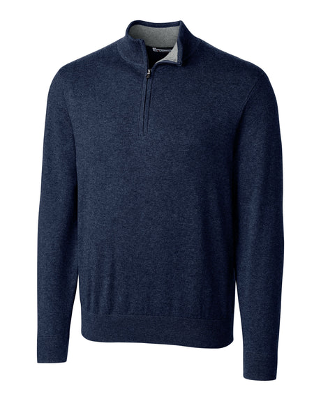 Cutter & Buck Lakemont Tri-Blend Mens Quarter Zip Pullover Sweater Cutter & Buck