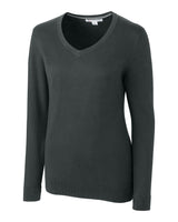 Cutter & Buck Lakemont Tri-Blend Womens V-Neck Pullover Sweater Cutter & Buck