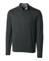 Cutter & Buck Lakemont Tri-Blend Mens Quarter Zip Pullover Sweater Cutter & Buck