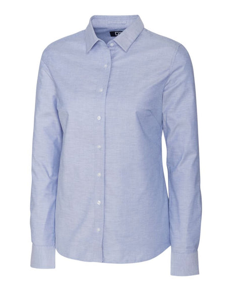 Cutter & Buck Stretch Oxford Womens Long Sleeve Dress Shirt Cutter & Buck