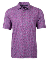 Cutter & Buck Pike Magnolia Print Stretch Men's Polo Cutter & Buck