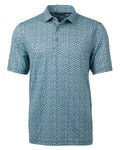 Cutter & Buck Pike Magnolia Print Stretch Men's Polo Cutter & Buck