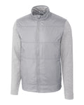 Cutter & Buck Stealth Hybrid Quilted Mens Full Zip Windbreaker Jacket Cutter & Buck