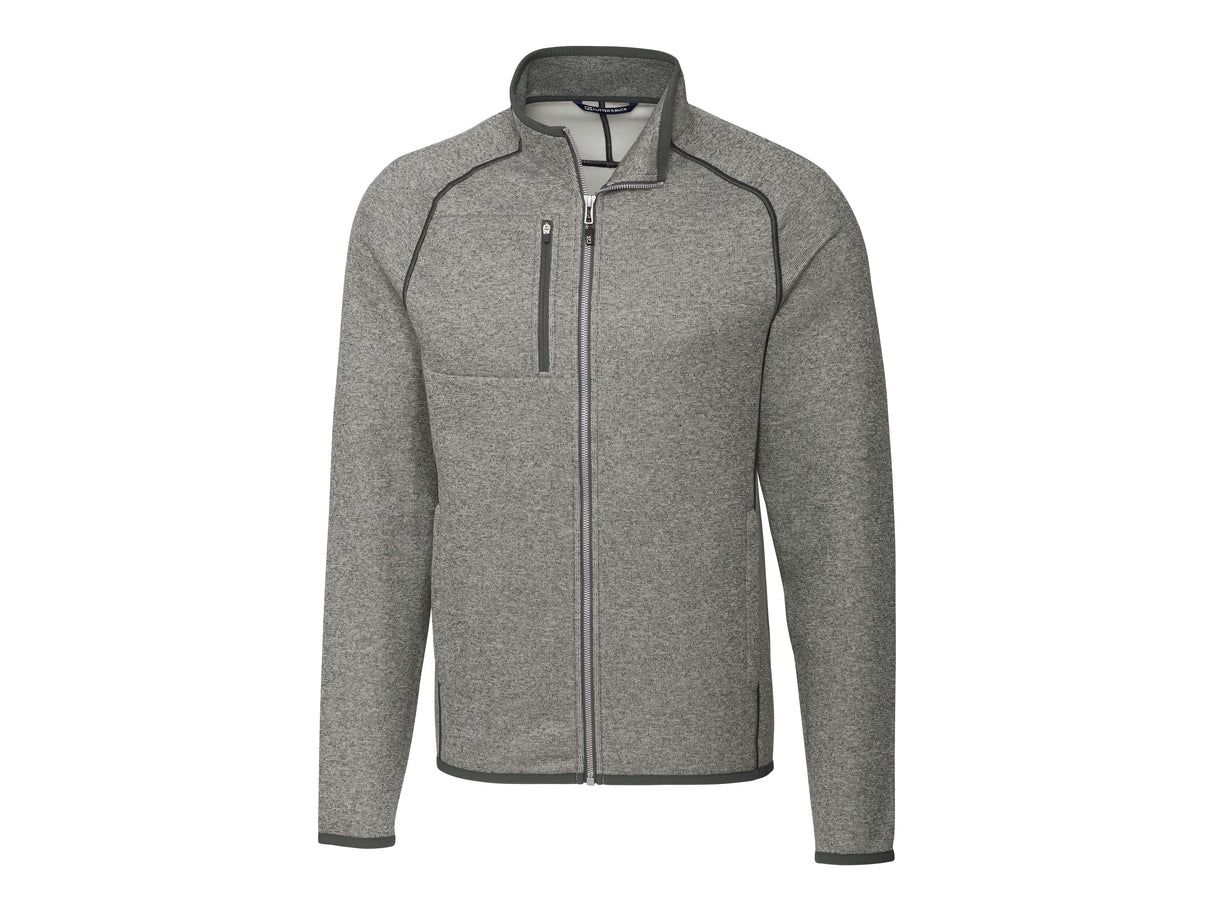 Cutter & Buck Mainsail Sweater-Knit Mens Big and Tall Full Zip Jacket Cutter & Buck