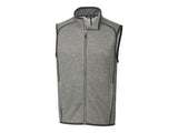 Cutter & Buck Mainsail Sweater-Knit Mens Big and Tall Full Zip Vest Cutter & Buck