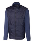 Cutter & Buck Stealth Hybrid Quilted Mens Full Zip Windbreaker Jacket Cutter & Buck