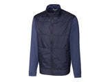 Cutter & Buck Stealth Hybrid Quilted Mens Big and Tall Full Zip Windbreaker Jacket Cutter & Buck