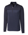 Cutter & Buck Traverse Stripe Stretch Quarter Zip Mens Pullover Cutter & Buck