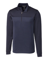 Cutter & Buck Traverse Stripe Stretch Quarter Zip Mens Pullover Cutter & Buck