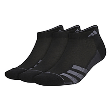 adidas Men's Superlite Stripe 3 3-Pack Low Cut Socks adidas
