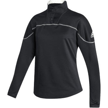 adidas Women's Stadium 1/4 Snap Long Sleeve Shirt