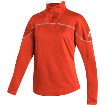 adidas Women's Stadium 1/4 Snap Long Sleeve Shirt