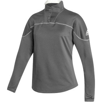 adidas Women's Stadium 1/4 Snap Long Sleeve Shirt