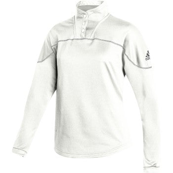 adidas Women's Stadium 1/4 Snap Long Sleeve Shirt