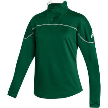 adidas Women's Stadium 1/4 Snap Long Sleeve Shirt