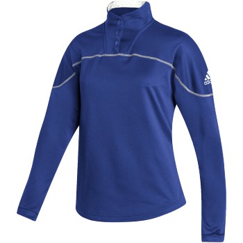 adidas Women's Stadium 1/4 Snap Long Sleeve Shirt