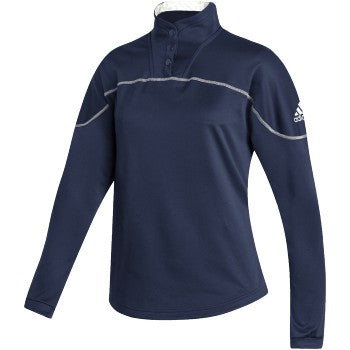 adidas Women's Stadium 1/4 Snap Long Sleeve Shirt