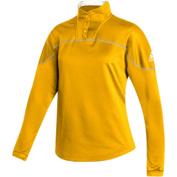 adidas Women's Stadium 1/4 Snap Long Sleeve Shirt