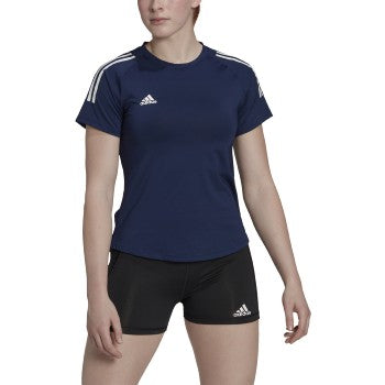 adidas Women's Hilo Jersey Cap Short Sleeve Shirt