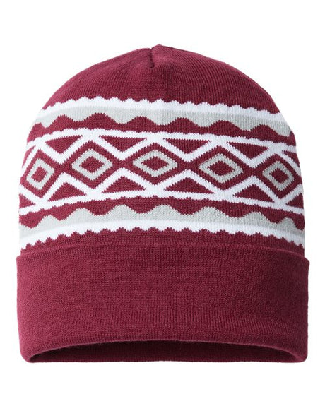 CAP AMERICA USA- Made Diamond Knit Cuff CAP AMERICA
