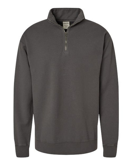 ComfortWash by Hanes Men's Garment-Dyed Quarter-Zip Sweatshirt Hanes