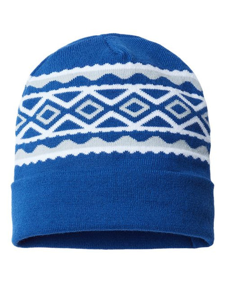 CAP AMERICA USA- Made Diamond Knit Cuff CAP AMERICA