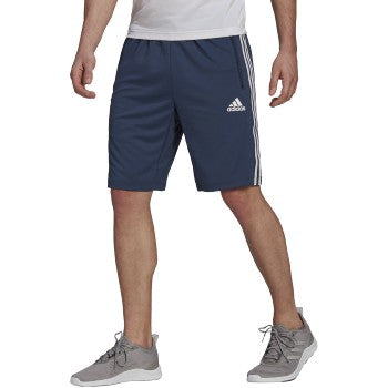 adidas Mens D2M 3 Stripes Shorts