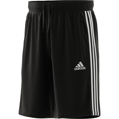 adidas Mens D2M 3 Stripes Shorts