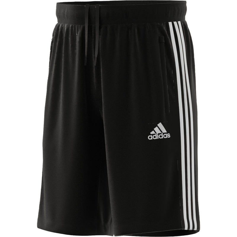 adidas Mens D2M 3 Stripes Shorts