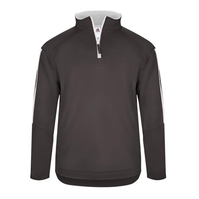 Badger Sport Men's Sideline Fleece 1/4 Zip Pullover Badger
