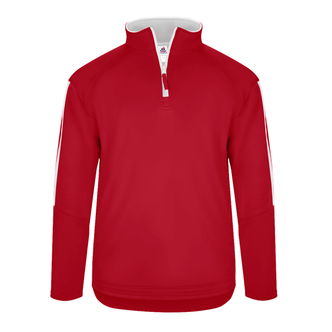Badger Sport Men's Sideline Fleece 1/4 Zip Pullover Badger