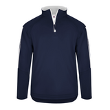 Badger Sport Men's Sideline Fleece 1/4 Zip Pullover Badger
