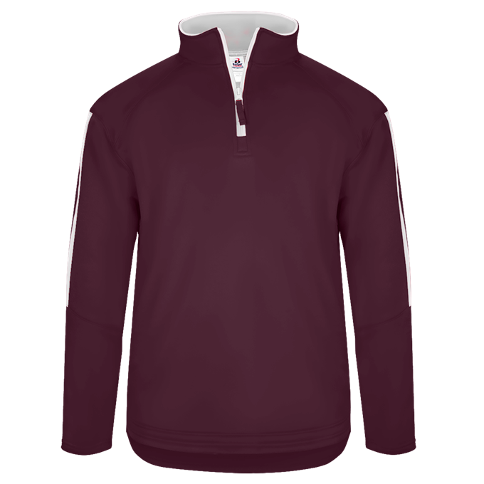 Badger Sport Men's Sideline Fleece 1/4 Zip Pullover Badger