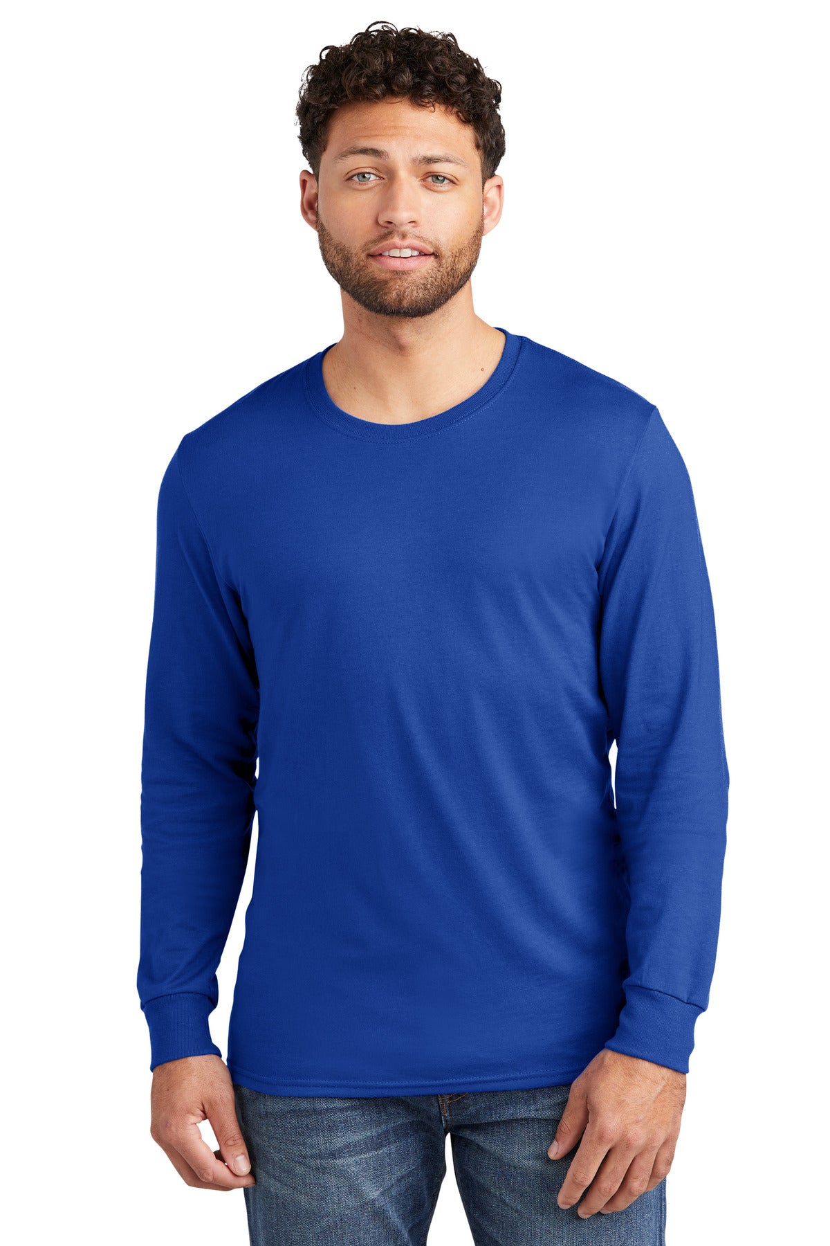 JERZEES Men's Premium Blend Ring Spun Long Sleeve T-Shirt JERZEES