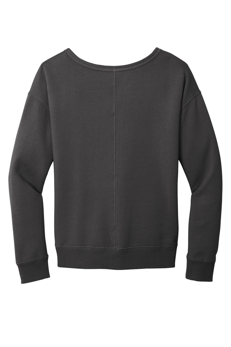 Port & Company Ladies Beach Wash Garment-Dyed V-Neck Sweatshirt